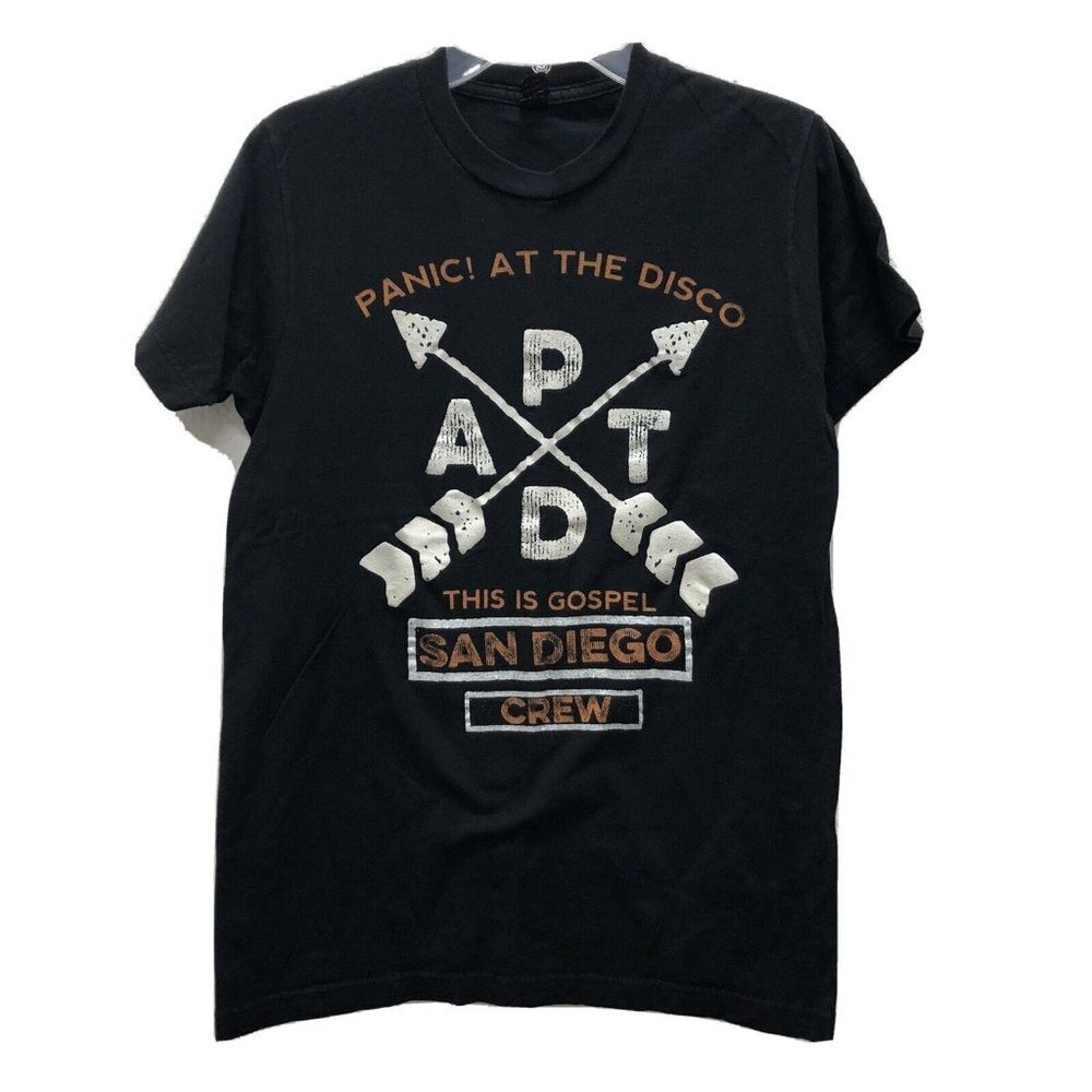 Panic At The Disco Gospel San Diego Crew T-Shirt- Small Tultex